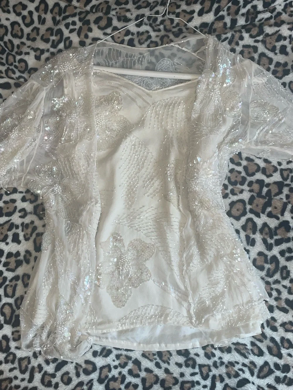 ♡ Two-Piece Sequin Top & Cardigan - Picture 6 of 6